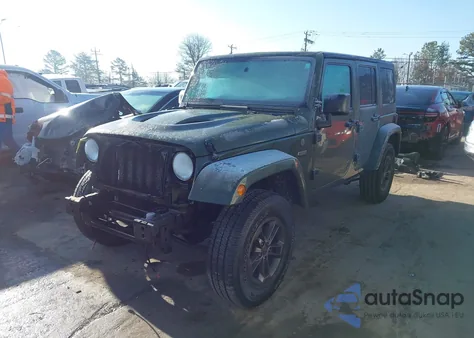 2016 Jeep Wrangler Unlimited 75Th Anniversary z USA, uszkodzony, nr VIN 1C4HJWEG3GL222601